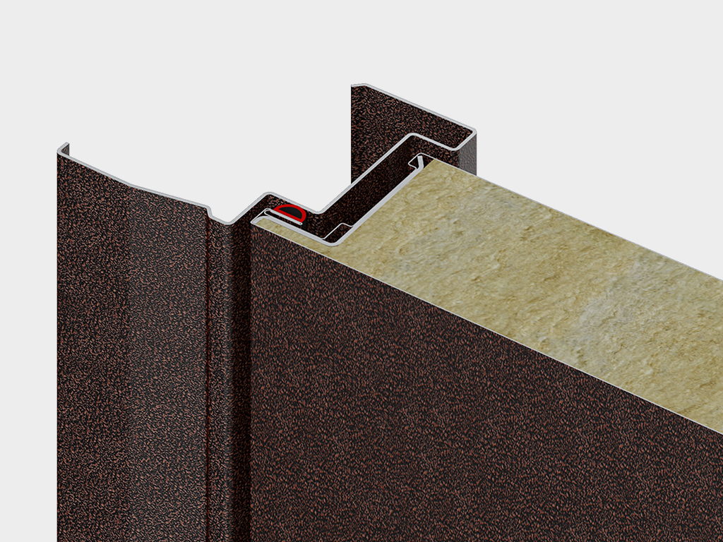 Дверная коробка для накладного монтажа самая популярная. Наличник коробки одновременно выполняет две функции: перекрывает монтажный зазор и выполняет декоративную функцию.